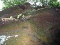 View up the rockface